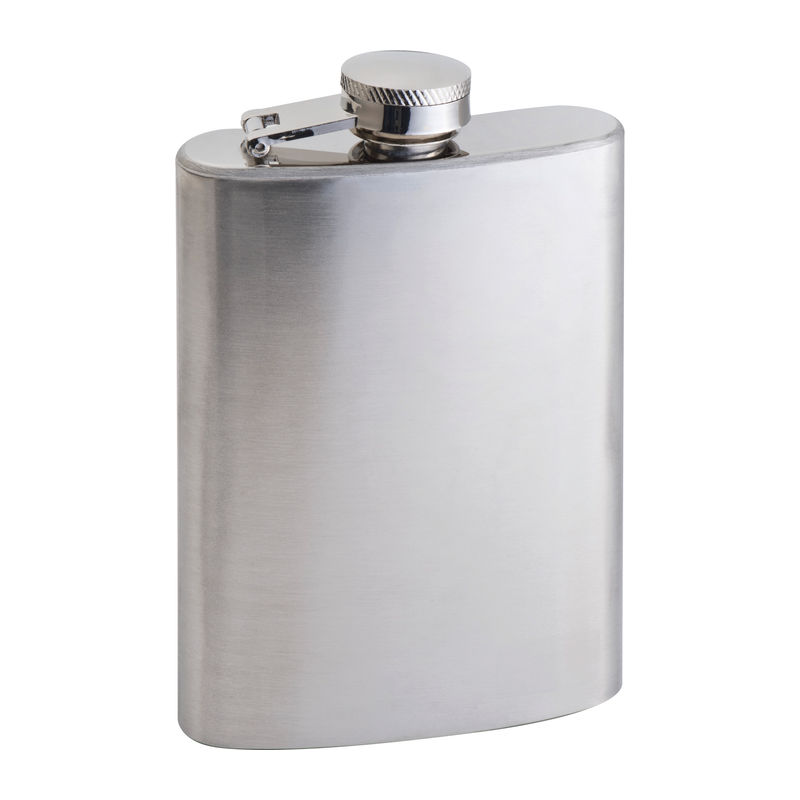 Stainless steel hip flask, 104 ml