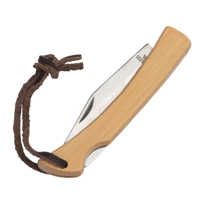 Pocket knife with bamboo bowls
