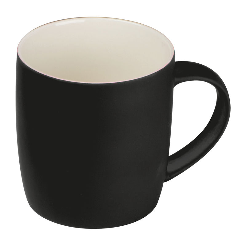 Rubberized ceramic mug, 300 ml