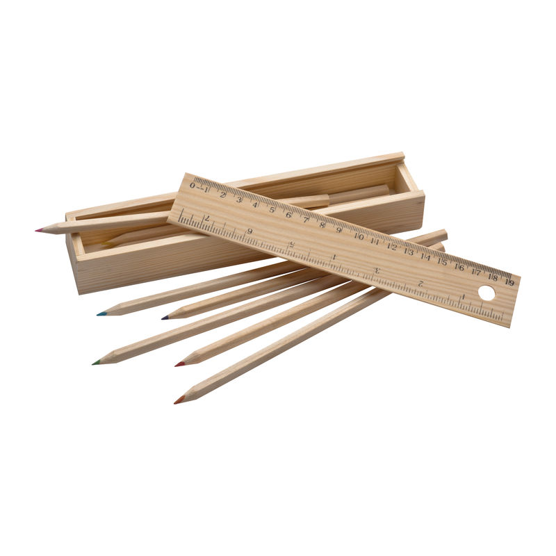 Wooden pencil case