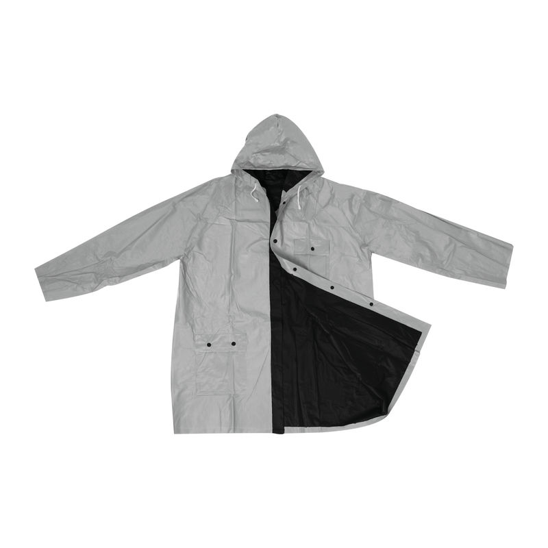 PVC bicolour reversible raincoat XL