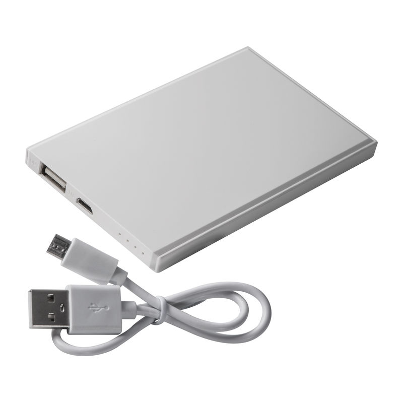 2200 mAh powerbank with USB port in a box