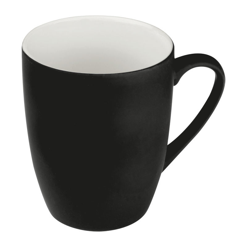 Rubberized ceramic mug, 300 ml