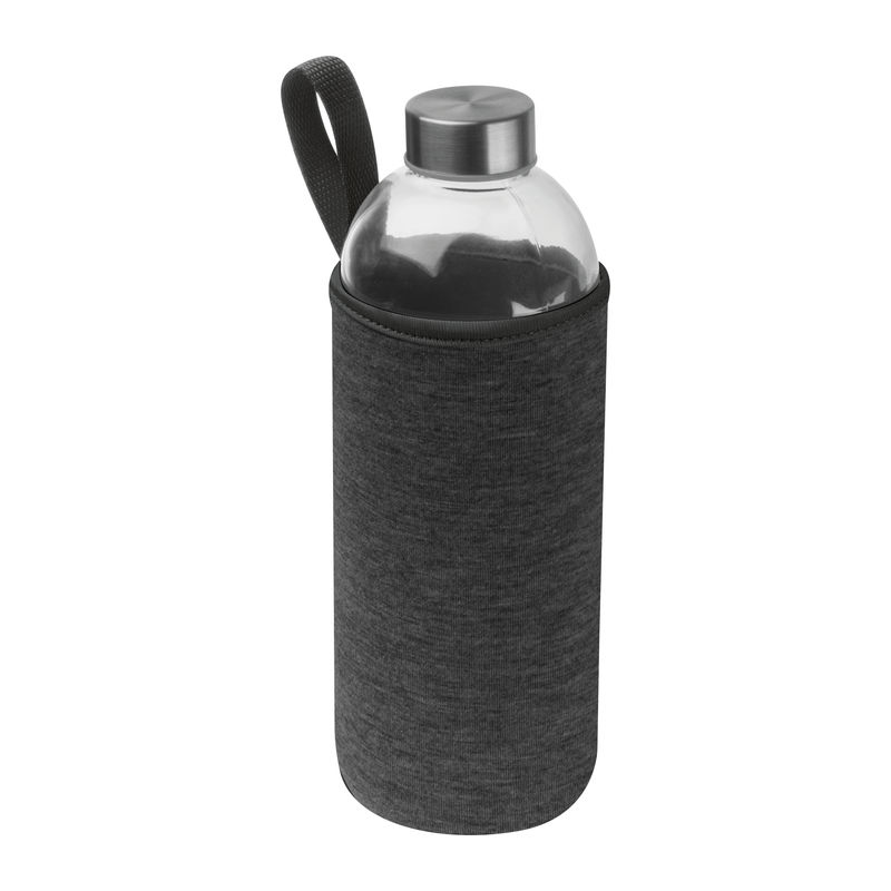 Glass bottle with neoprene sleeve, 1000 ml 