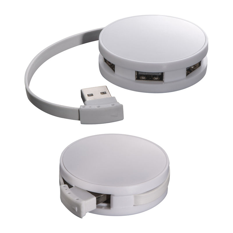 Rounded USB hub with 4 port