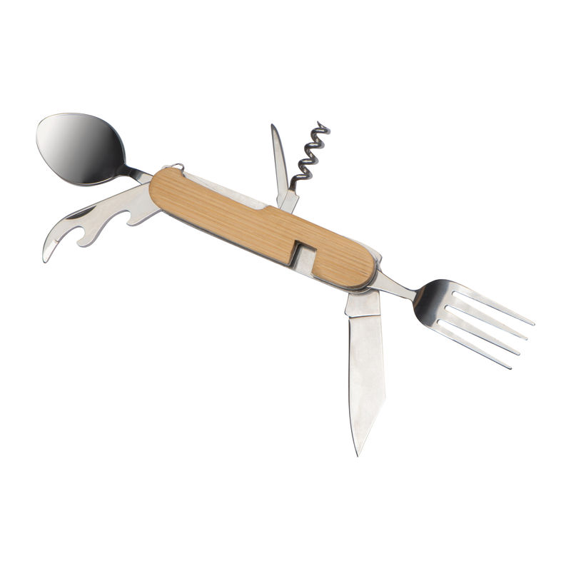 Bamboo camping cutlery