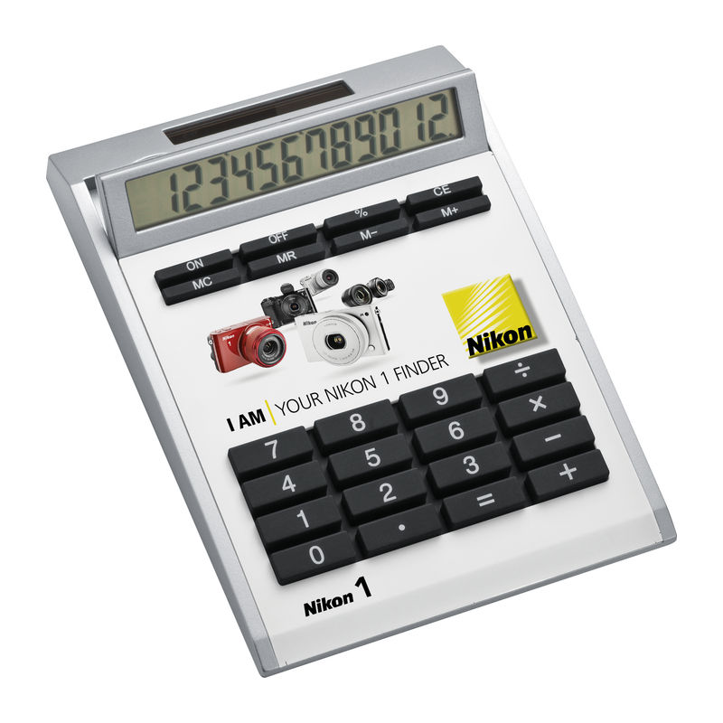 Own-design desk calculator, small