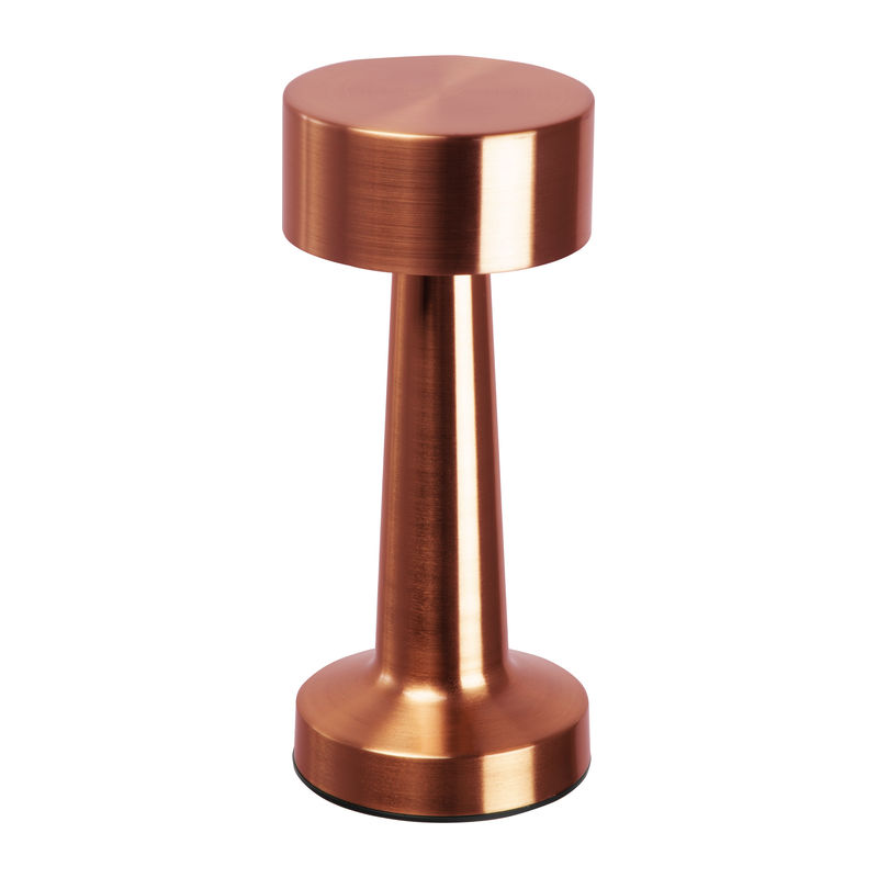 Stainless steel table lamp with rechargeable batte