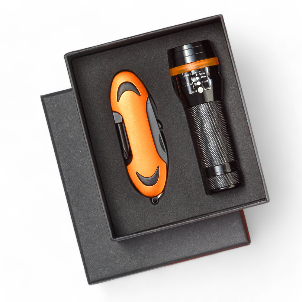 Set Colorado I: led torch & pocket knife