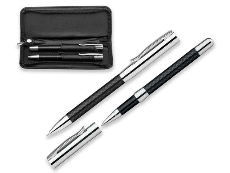 FREMIS set of metal ball pen and roller pen