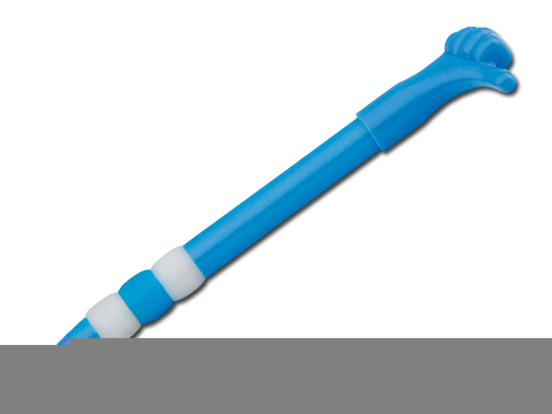 IZZY plastic ball pen, blue refill, Light blue
