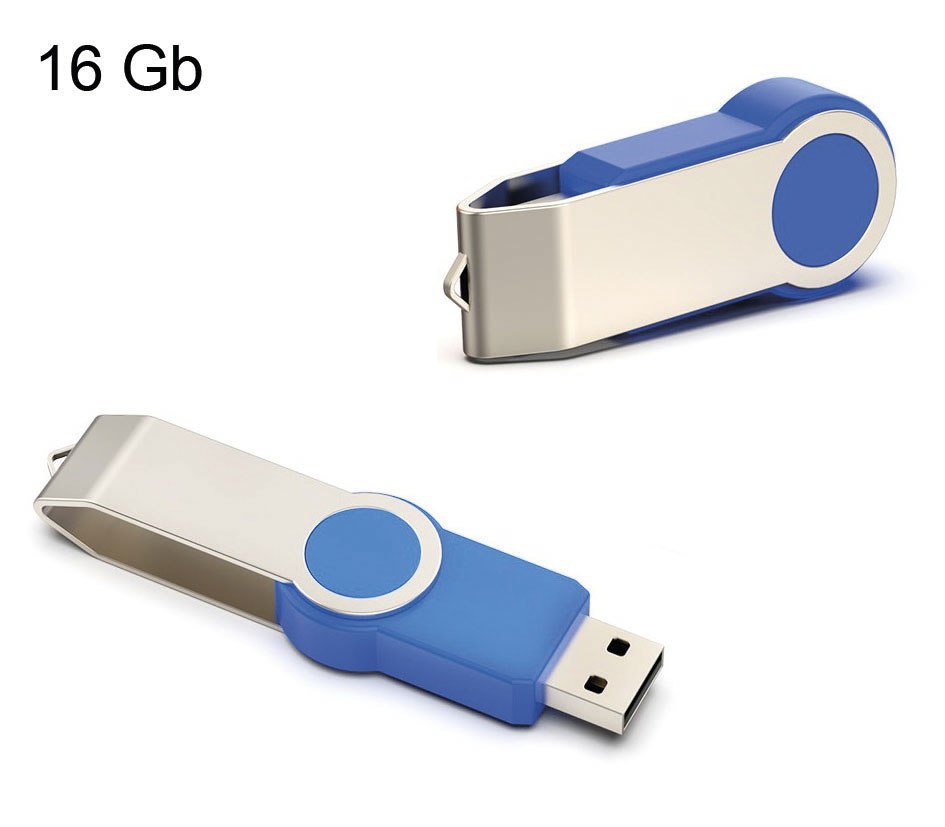USB SWIVAL BLUE
