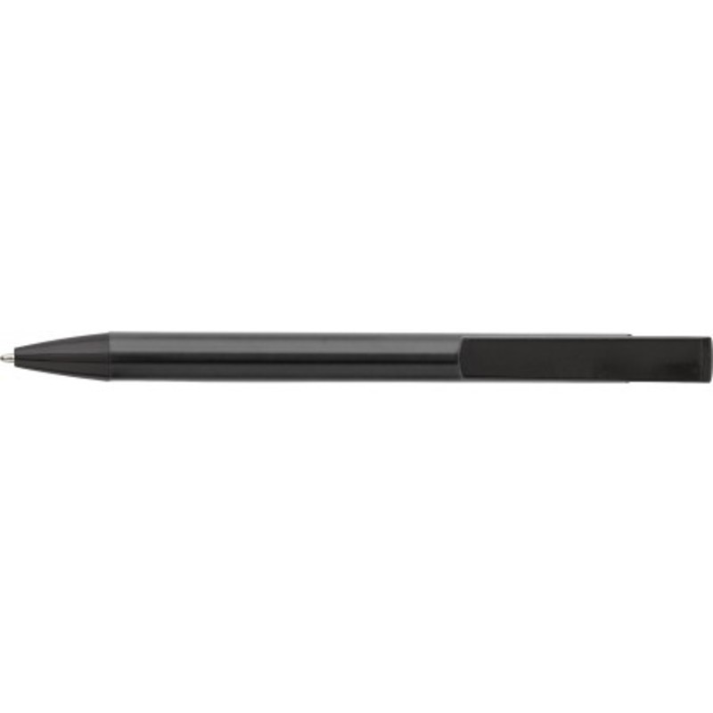 Aluminium click-action ballpoint pen