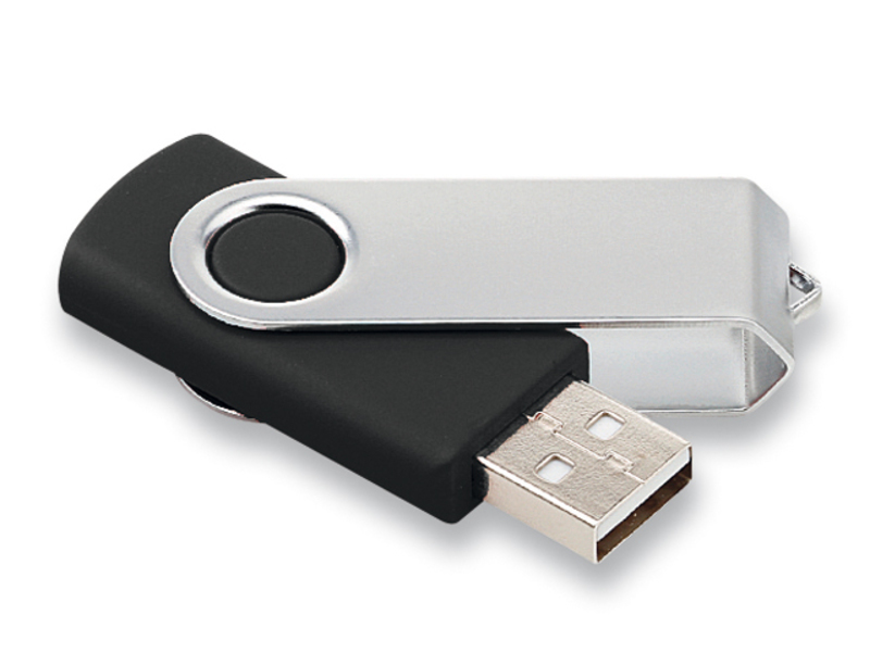 USB FLASH 22 metal USB FLASH 16 GB supporting interface 2.0, Black