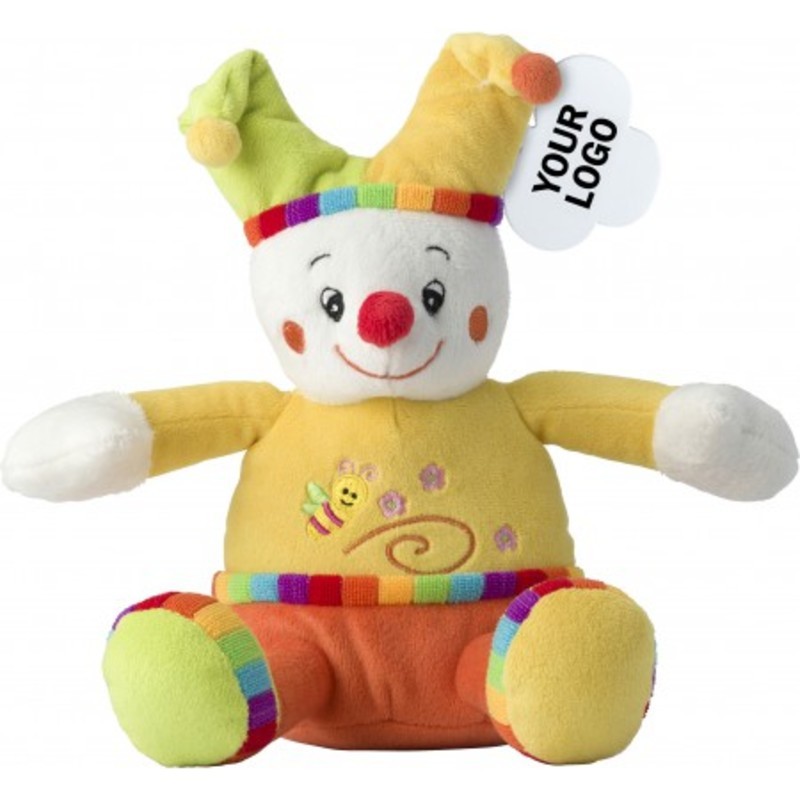 Clown plush toy.