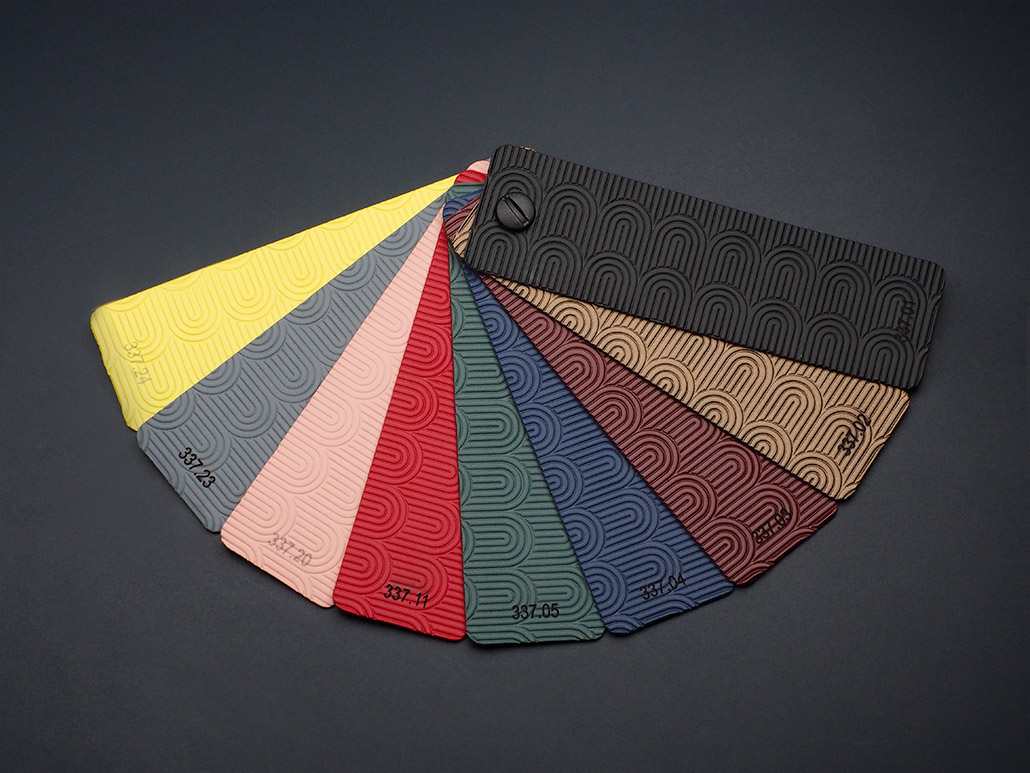 Spectro recycled leather - Art Deco