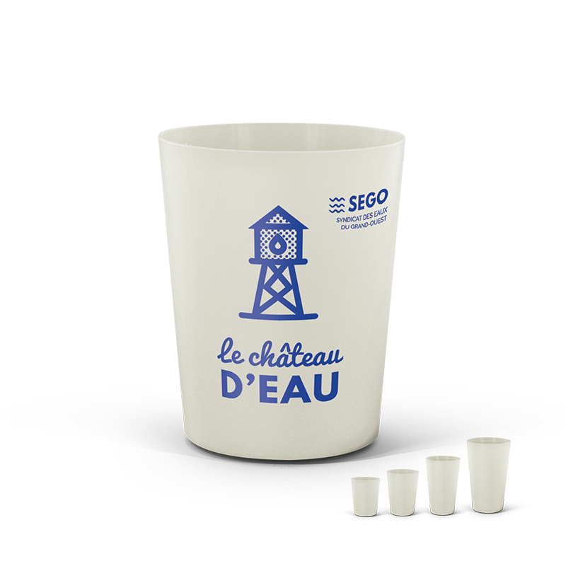 12 cl GLASS IN BIOPLASTIC
