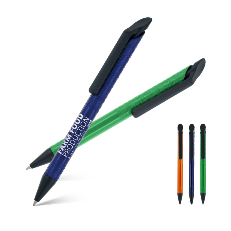 BALLPOINT PEN (BLACK INK) PLASTIC BARREL & CLIP