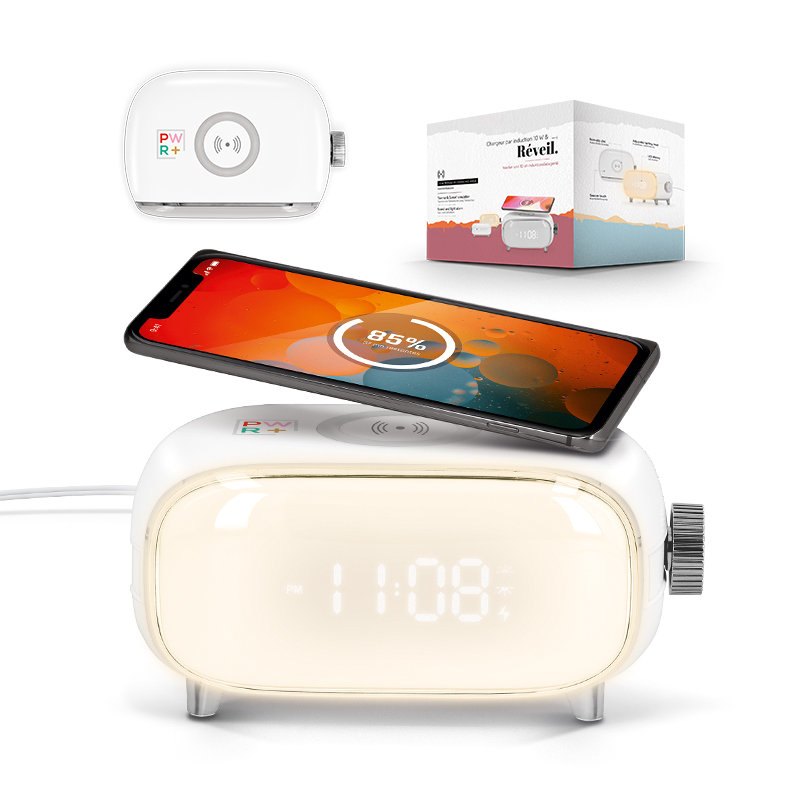 10W INDUCTION CHARGER ALARM CLOCK