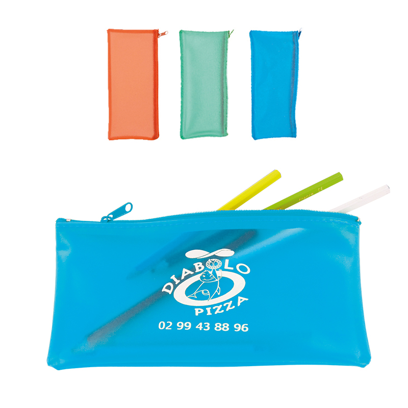 TRANSLUCENT PVC PENCIL CASE