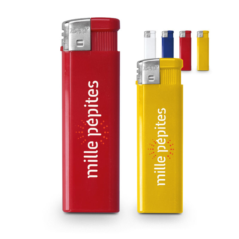 REFILLABLE 'PIEZO' CIGARETTE LIGHTER