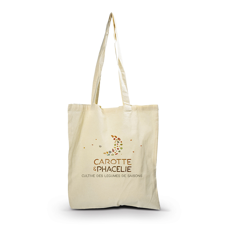 BIODEGRADABLE COTTON SHOPPING BAG 42x38cm