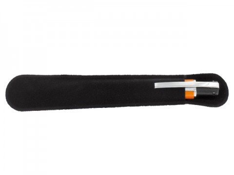 IMITATION SUEDE HOLDER FOR 1 PEN