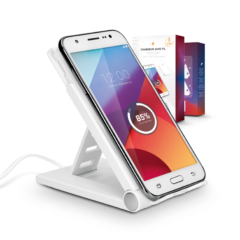 INDUCTION CHARGER AND TELEPHONE STAND