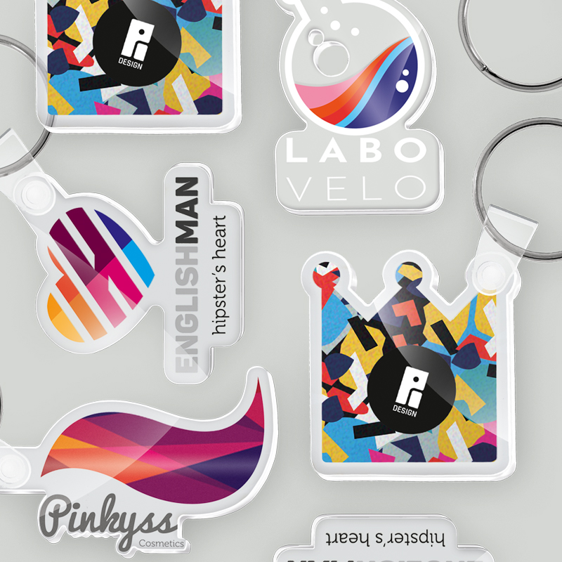 KEY RING IN PMMA 3 mm THICKNESS