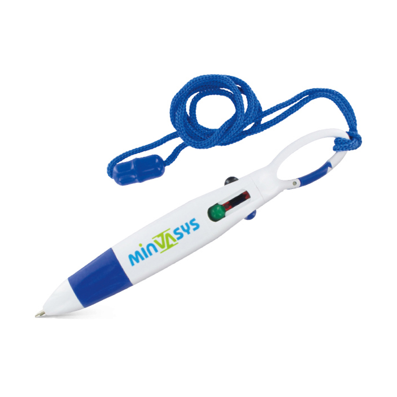 BALLPOINT PENDANT PEN WITH SNAP HOOK