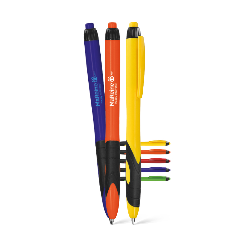 PLASTIC BALL PEN WITH BLACK INK PLASTIC BARREL