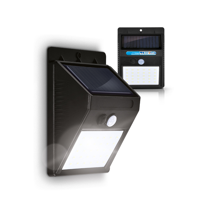 SOLAR LAMP 30 LED WITH MOVEMENT DETECTION
