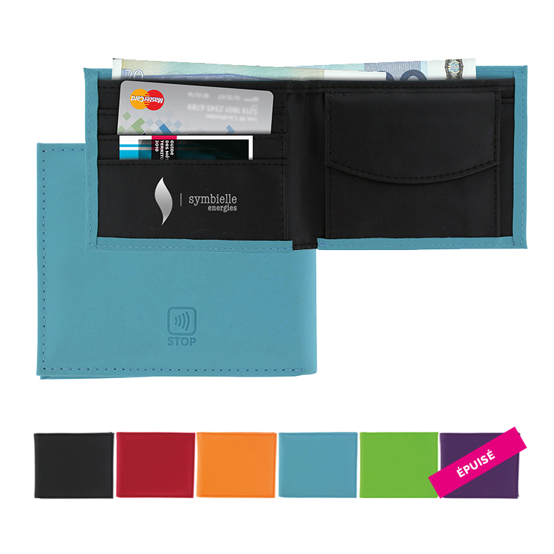 Wallet with anti-RFID protection