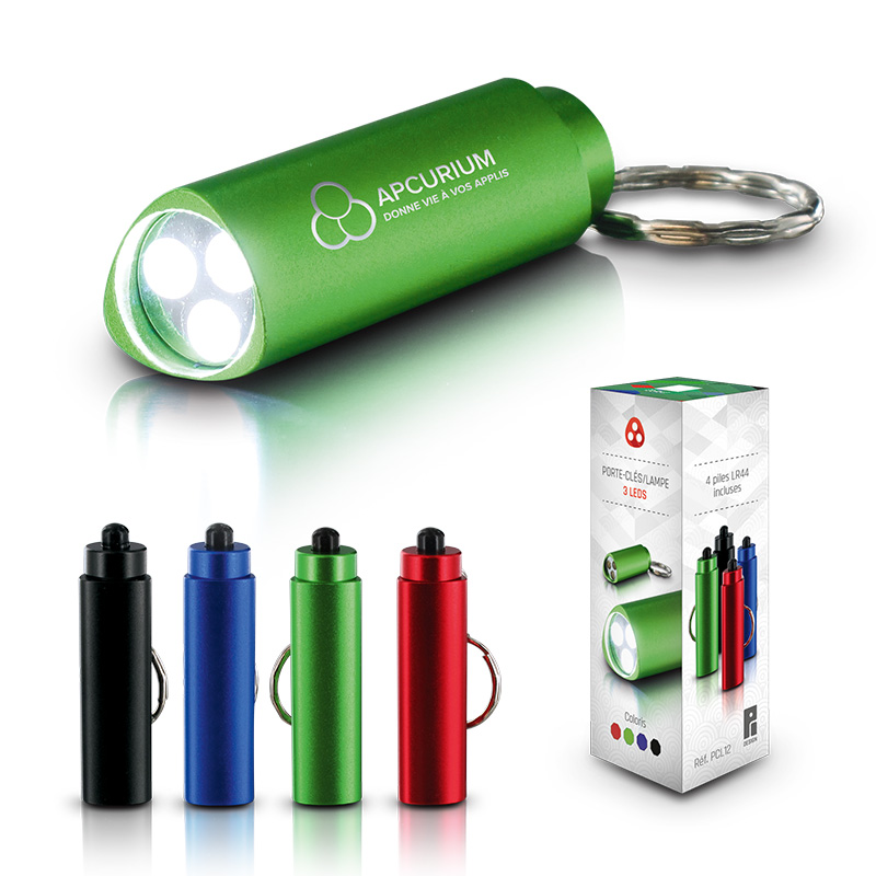 Torch keyring 3 led