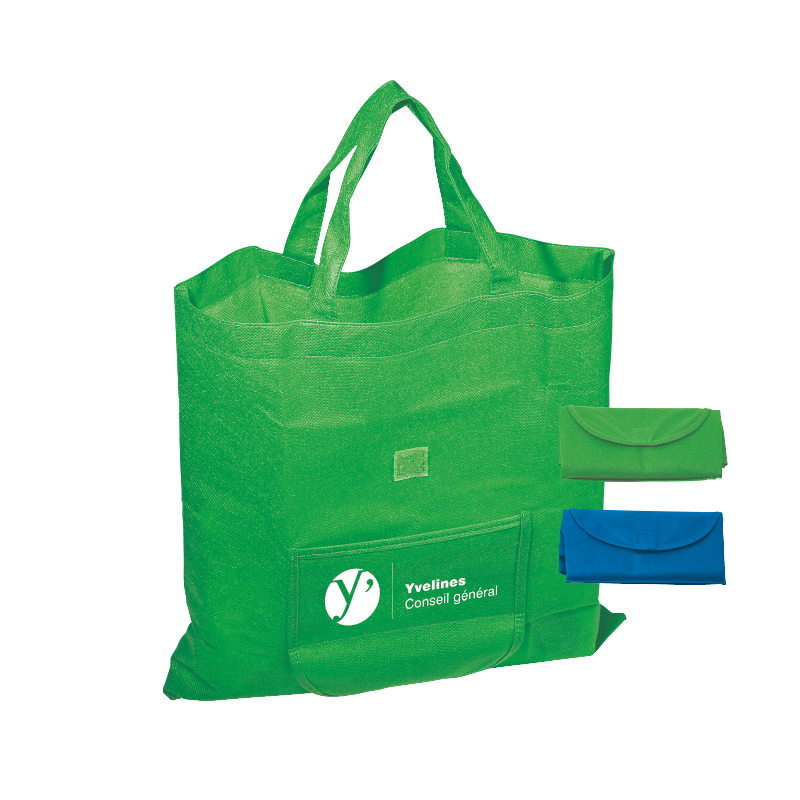 FOLD-UP SHOPPING BAG IN NON-WOVEN MATERIAL