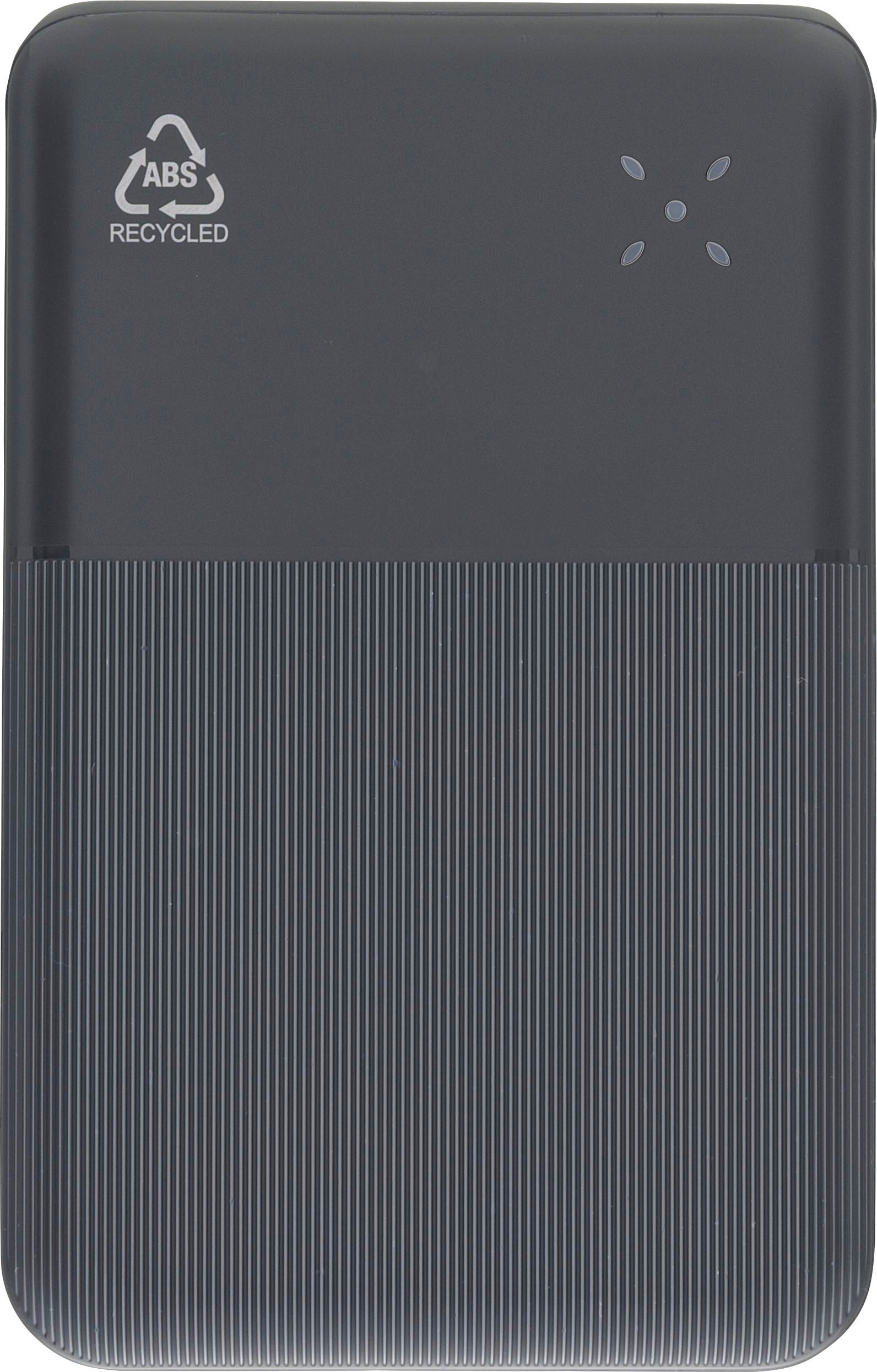 Recycled ABS powerbank Rayen