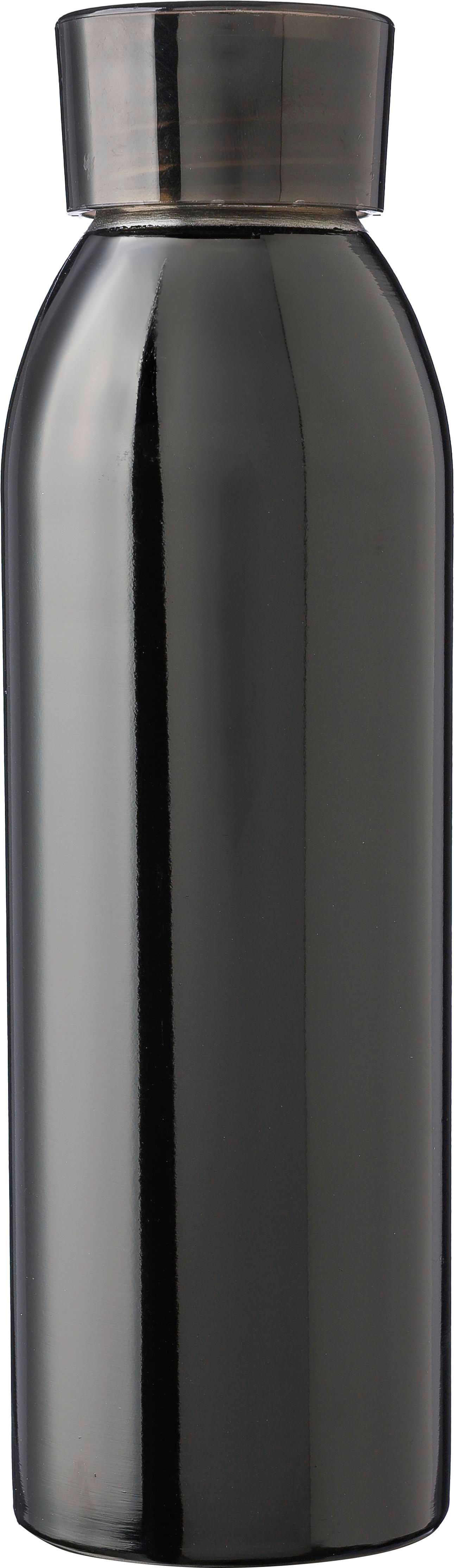 Stainless steel single-walled drinking bottle 650 ml Cindy