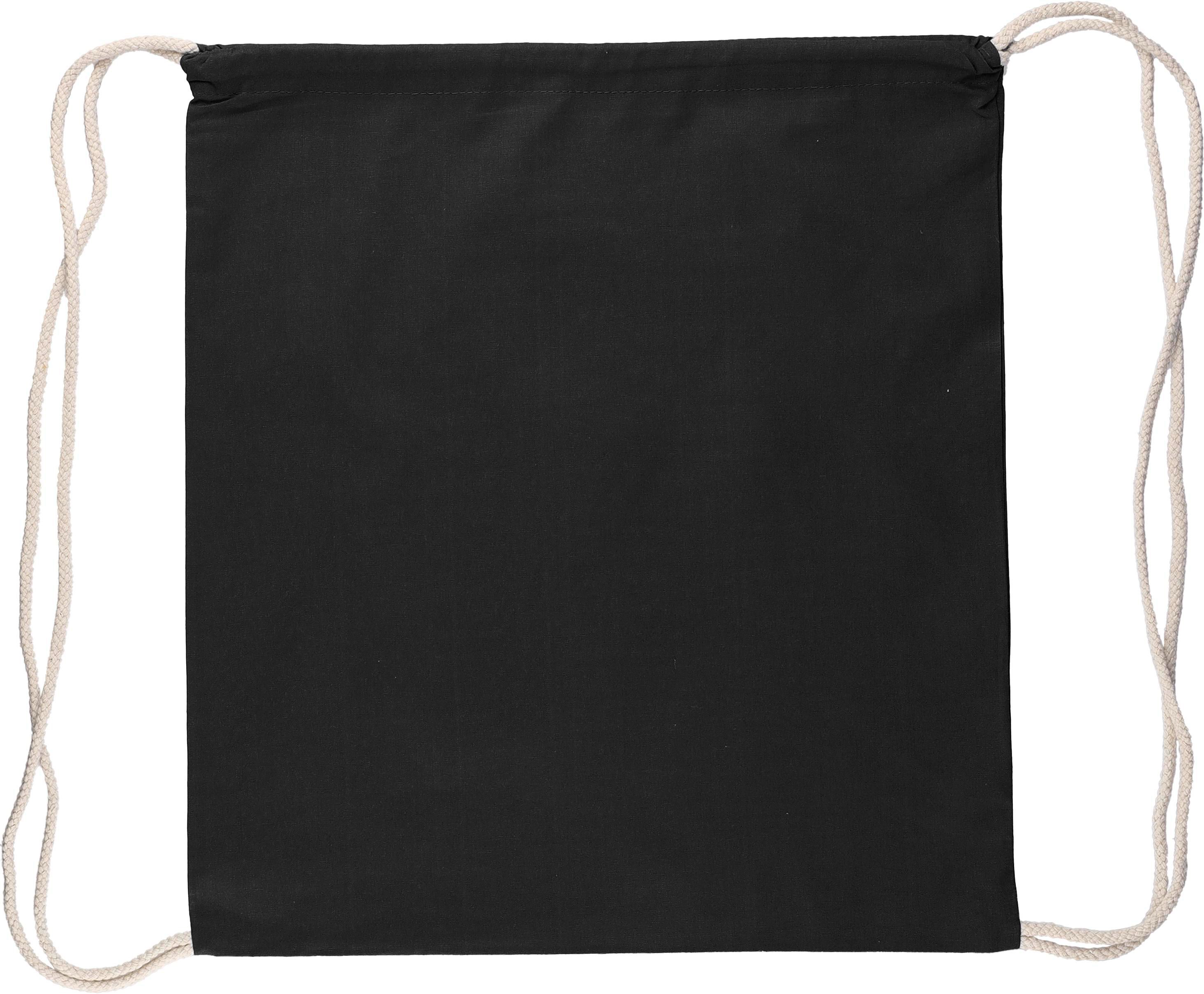 Cotton (140 gsm) drawstring backpack Bridget
