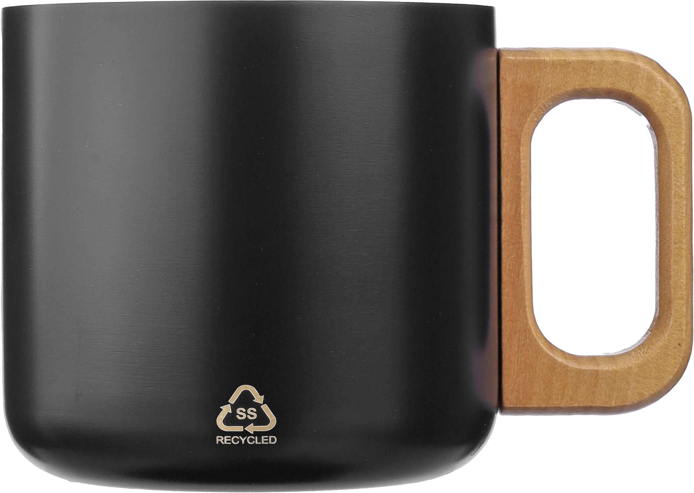 Recycled stainless steel double-walled mug 400 ml Dwight