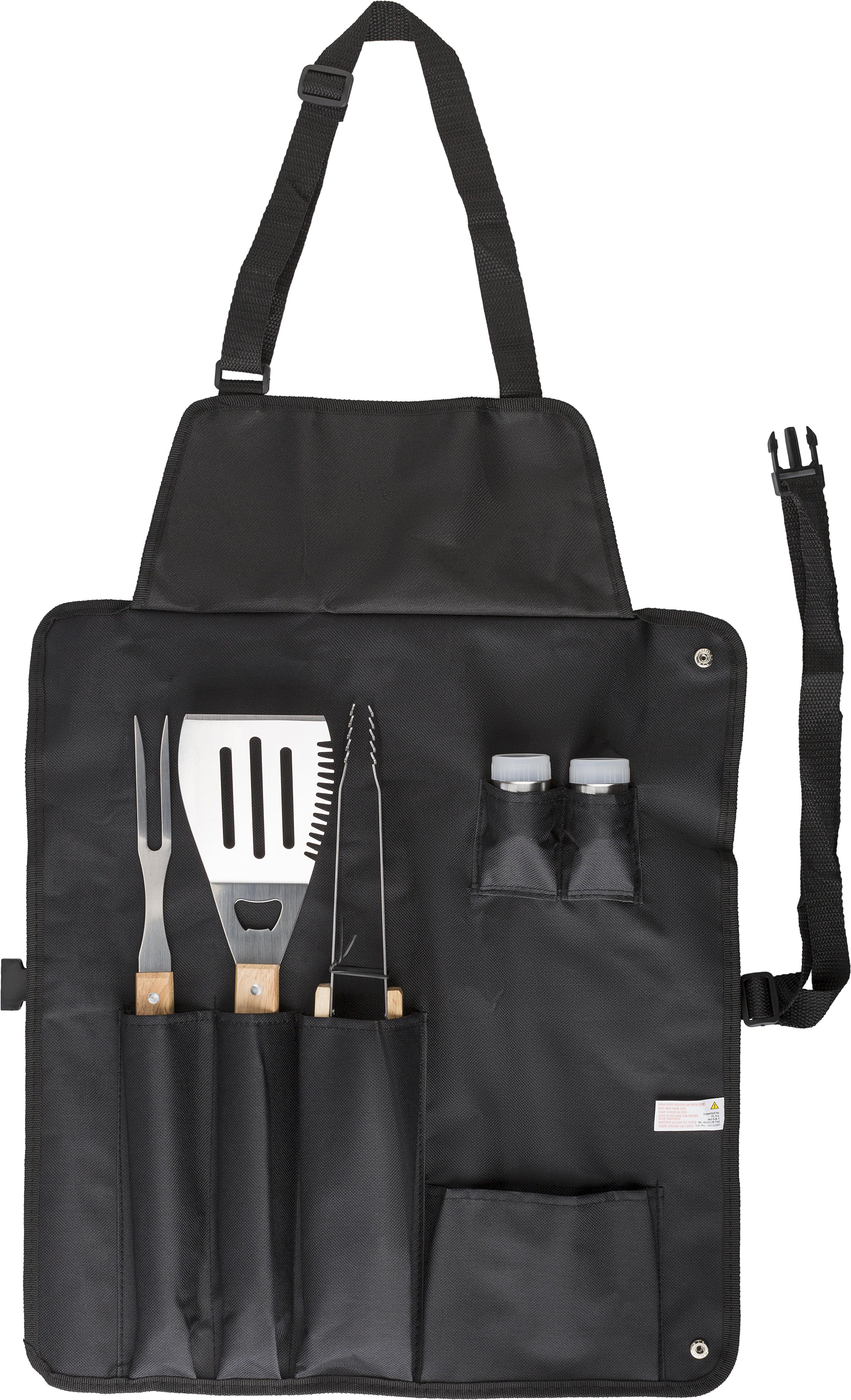 Stainless steel barbecue set Hugo