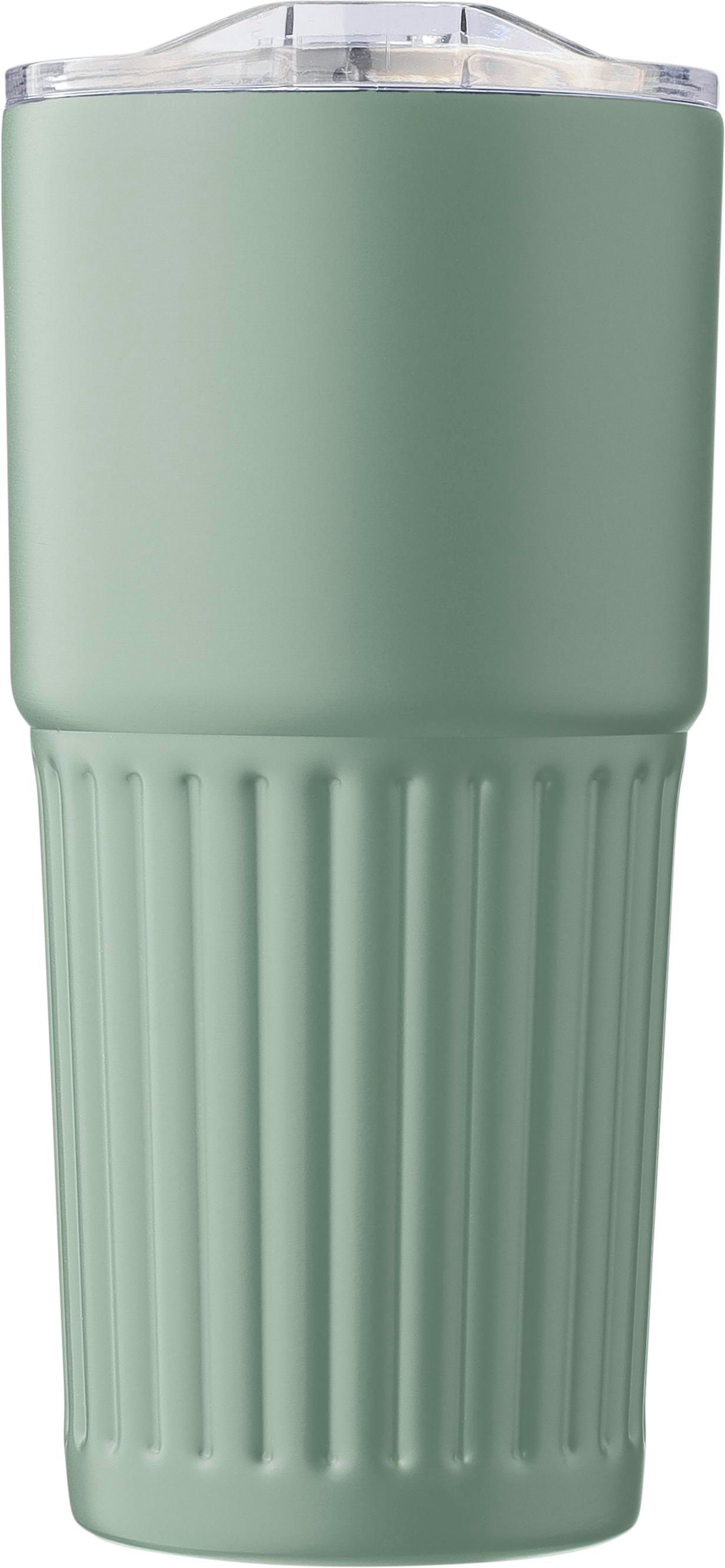 Recycled stainless steel double-walled drinking mug (500 ml) Kael