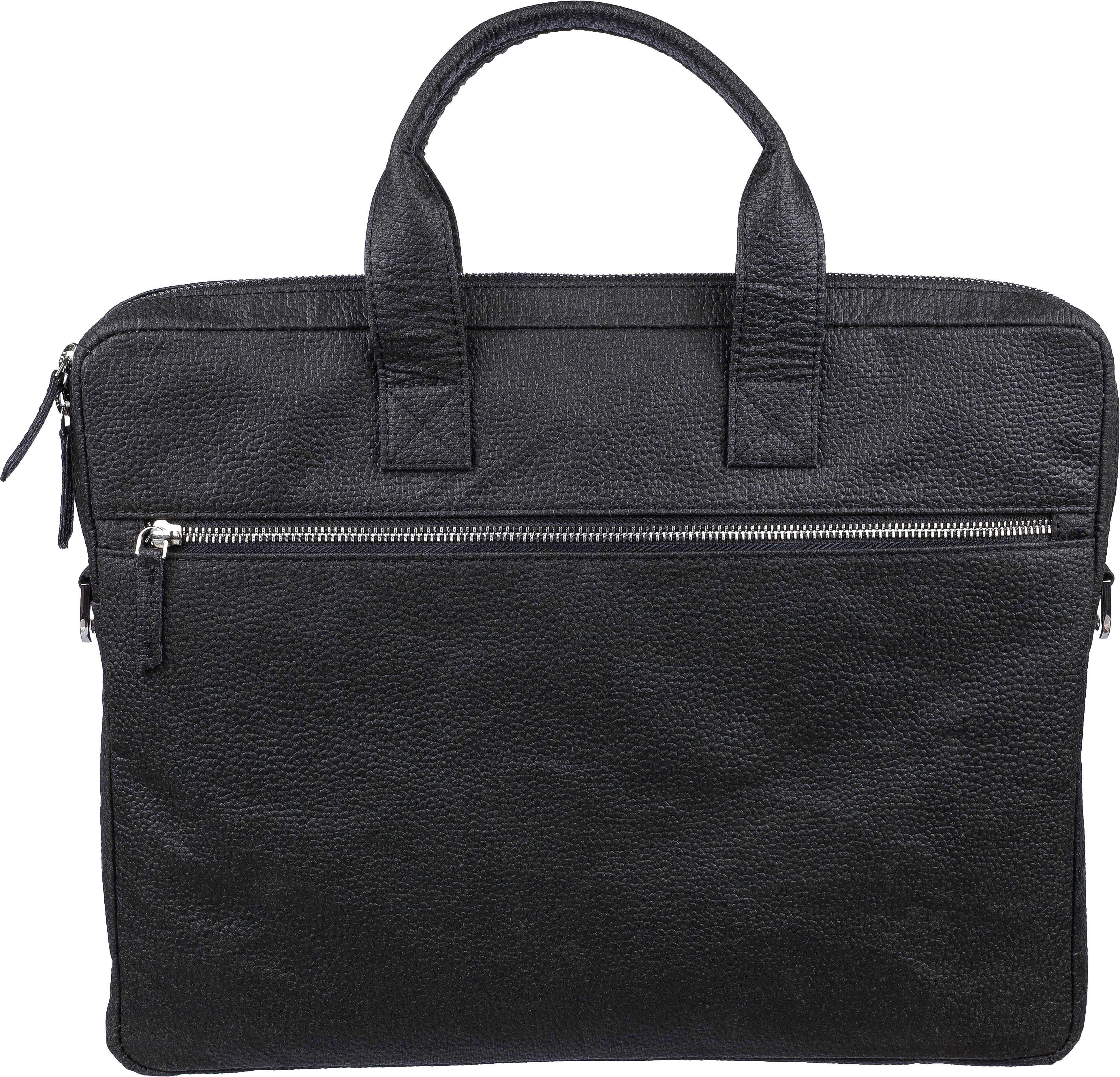 Tomato leather laptop bag Lillian