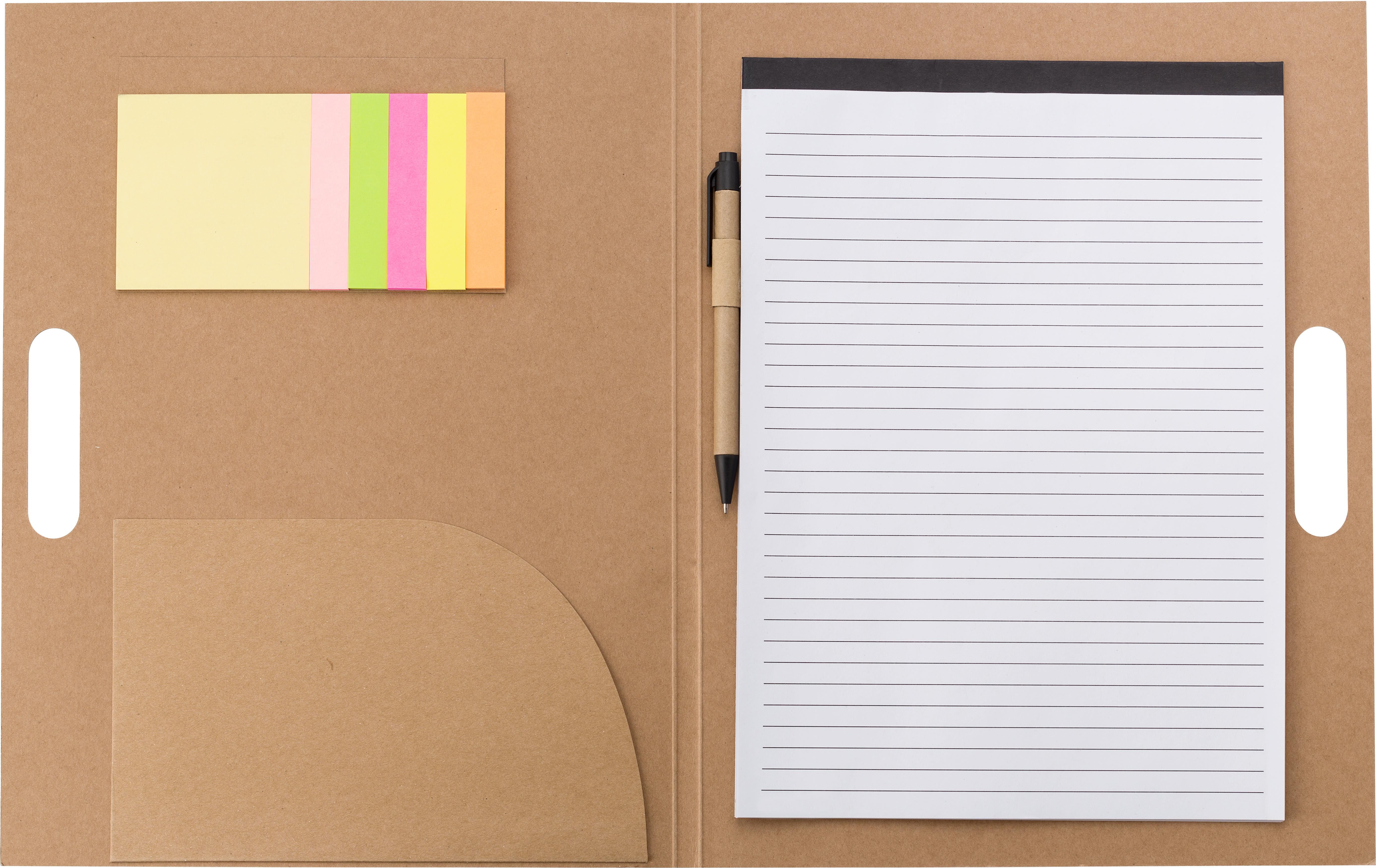 Cardboard memo folder Charlie