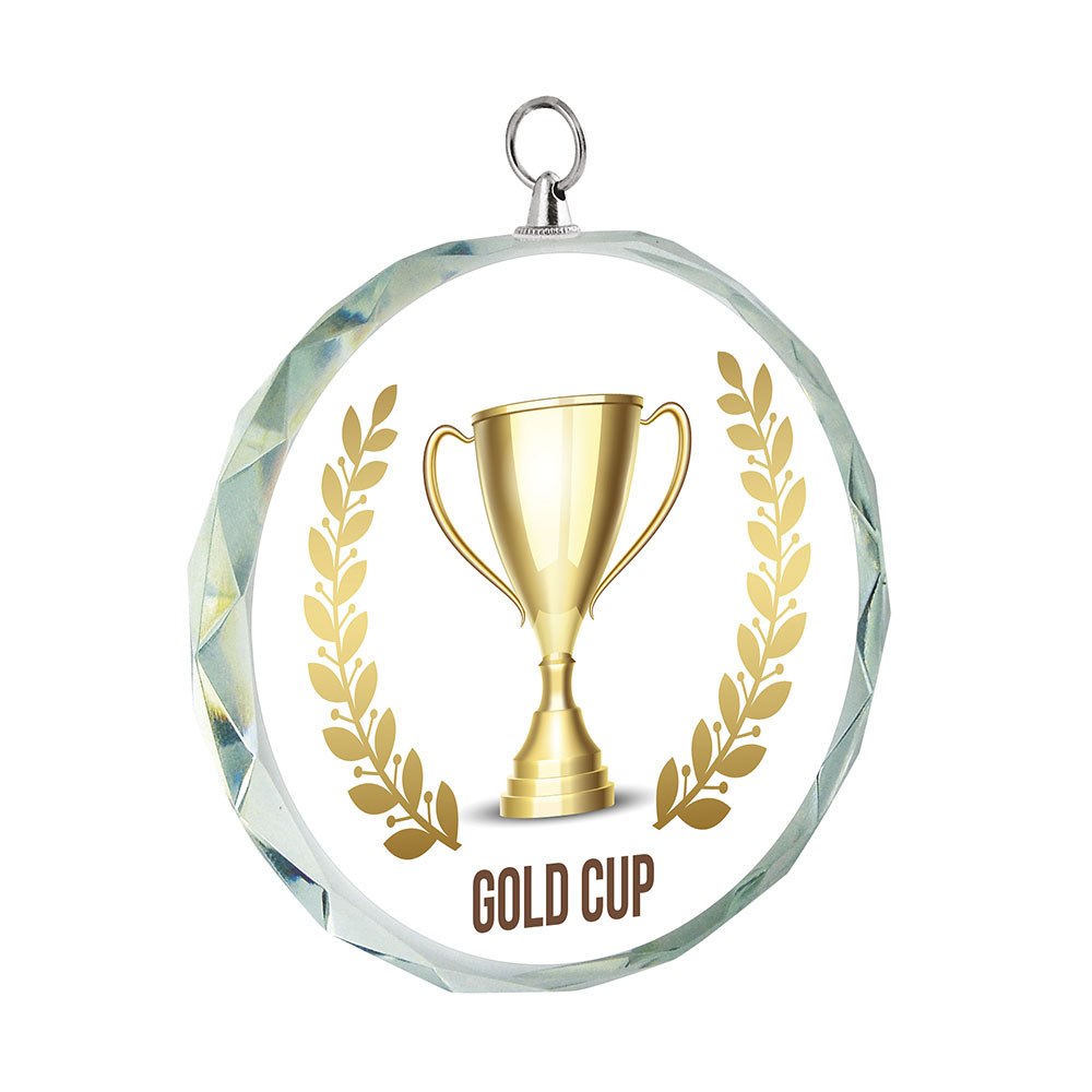 Medal GLASS FOR SUBLIMATION CM  7X7X1.2
