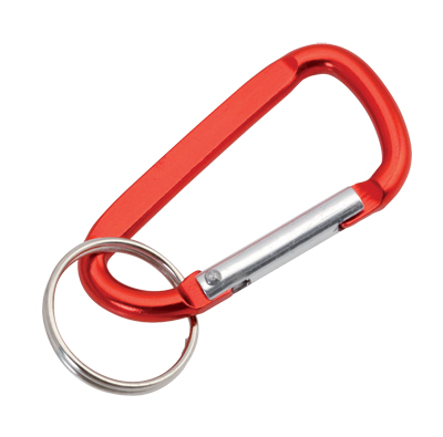 RED ALUMINIUM CARABINER MOSQUI