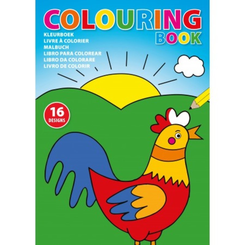 A4 Children's colouring book.