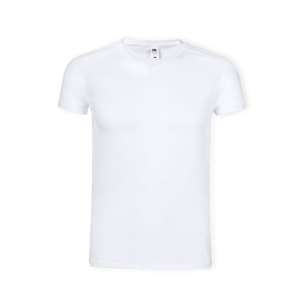 Iconic V-NeckAdult White T-Shirt