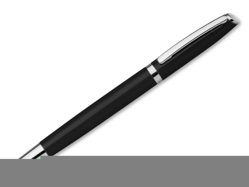 LANDO ROLLER metal roller pen, blue refill, Black