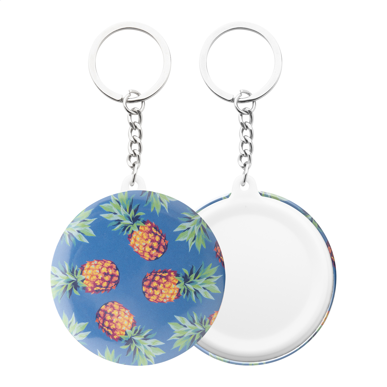 KeyBadge Mini pin button keyring