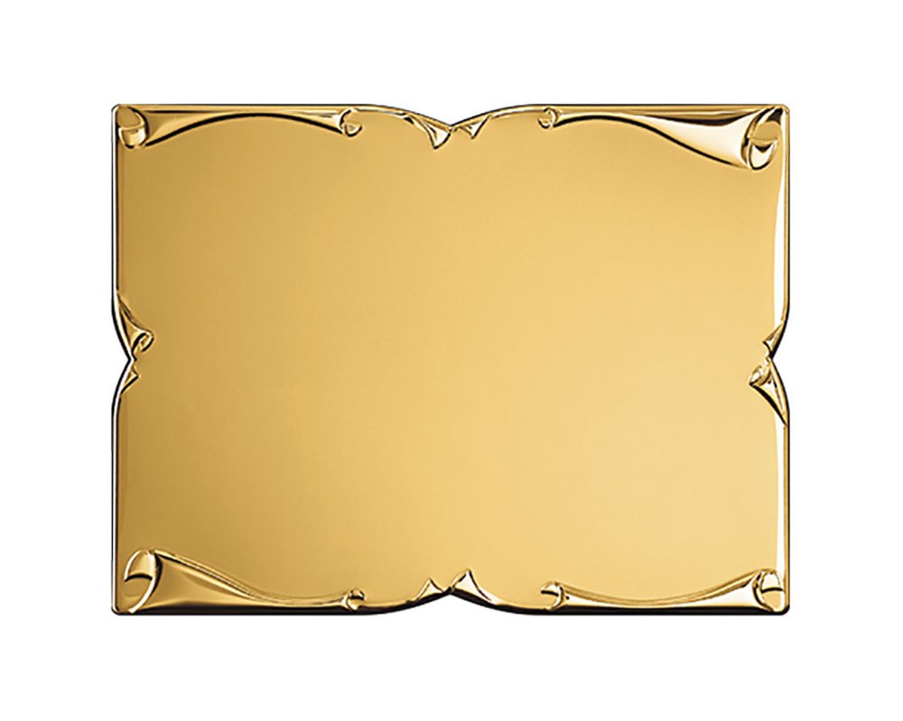 TARGA PERGAMENA ORO SUBLIMAZIONE 200X150